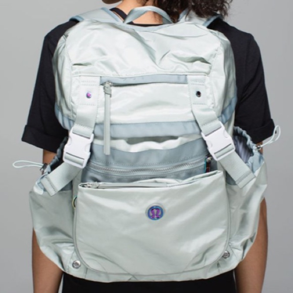 ***RARE**** Lululemon Athletica Yogini Backpack in Mint/blue like Color